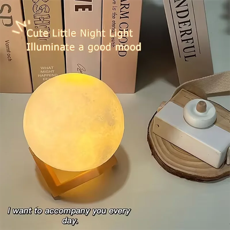 3D Celestial Moon Mood Light